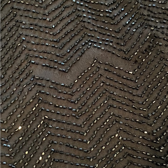 COPY - A simple Grecian style fully beaded jet black gala gown by VICTORIA size… - Picture 17 of 17